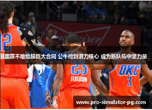 雷霆不敢给超巨大合同 公牛捡到潜力核心 成为新队伍中坚力量